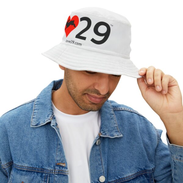 I Love Twentynine Palms Bucket Hat with Bunny Rabbit - Image 6