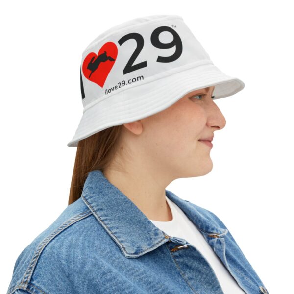 I Love Twentynine Palms Bucket Hat with Bunny Rabbit - Image 11