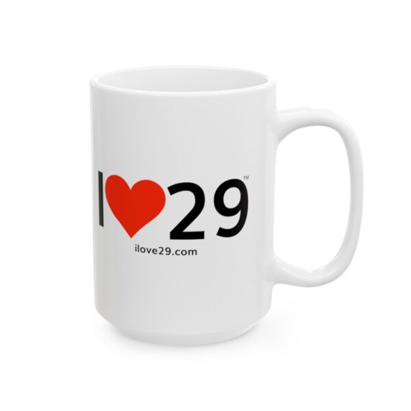 I Love Twentynine Palms with Heart Ceramic Mug, (11oz, 15oz) - Image 5