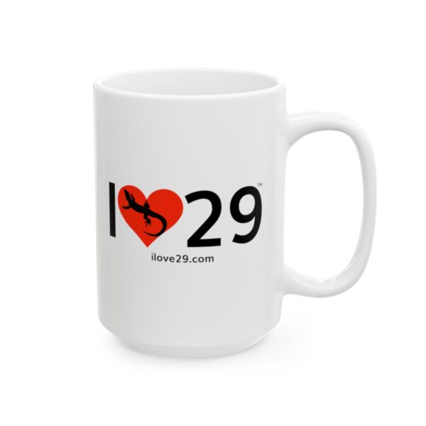 I Love Twentynine Palms with Desert Iguana Ceramic Mug, (11oz, 15oz) - Image 5