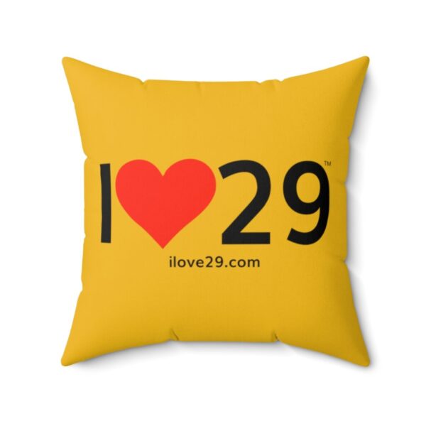 I Love Twentynine Palms with Solid Heart Square Pillow