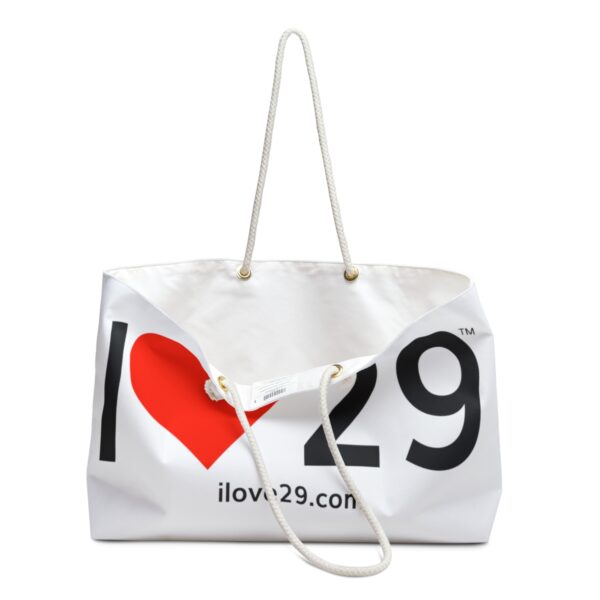 I Love Twentynine Palms with Heart Weekender Bag - Image 3