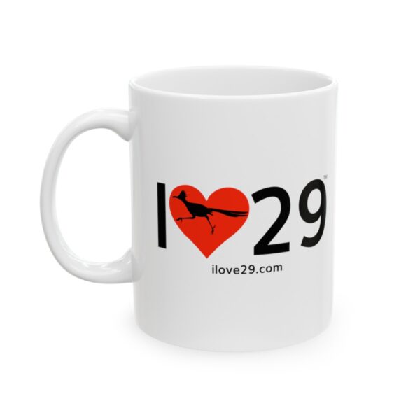 I Love Twentynine Palms with Roadrunner Ceramic Mug, (11oz, 15oz) - Image 8