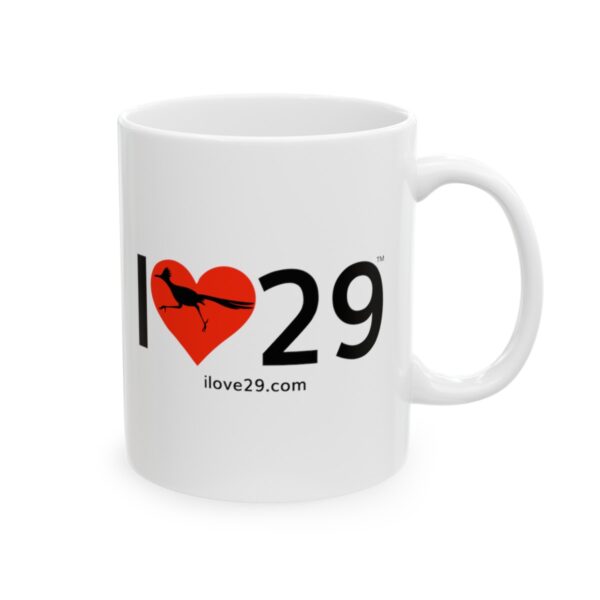 I Love Twentynine Palms with Roadrunner Ceramic Mug, (11oz, 15oz) - Image 9