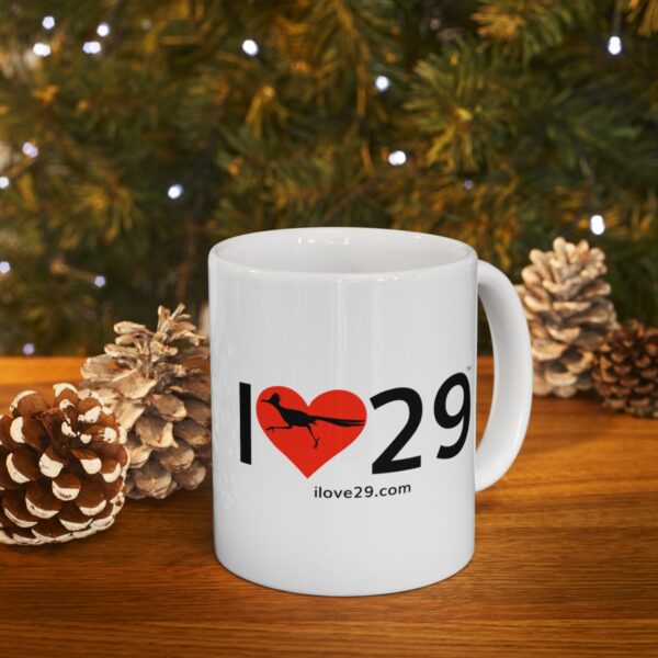 I Love Twentynine Palms with Roadrunner Ceramic Mug, (11oz, 15oz) - Image 15