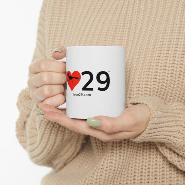 I Love Twentynine Palms with Roadrunner Ceramic Mug, (11oz, 15oz) - Image 16