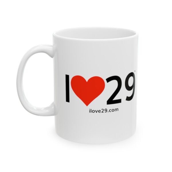 I Love Twentynine Palms with Heart Ceramic Mug, (11oz, 15oz) - Image 8