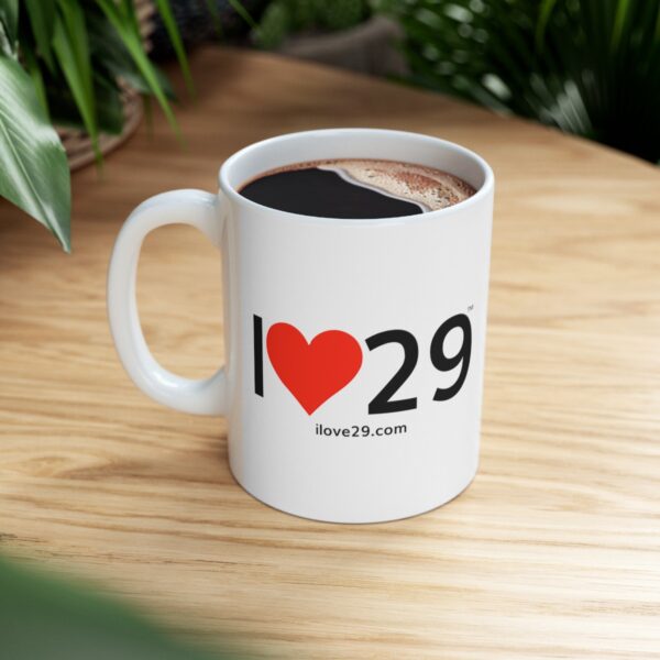 I Love Twentynine Palms with Heart Ceramic Mug, (11oz, 15oz) - Image 14