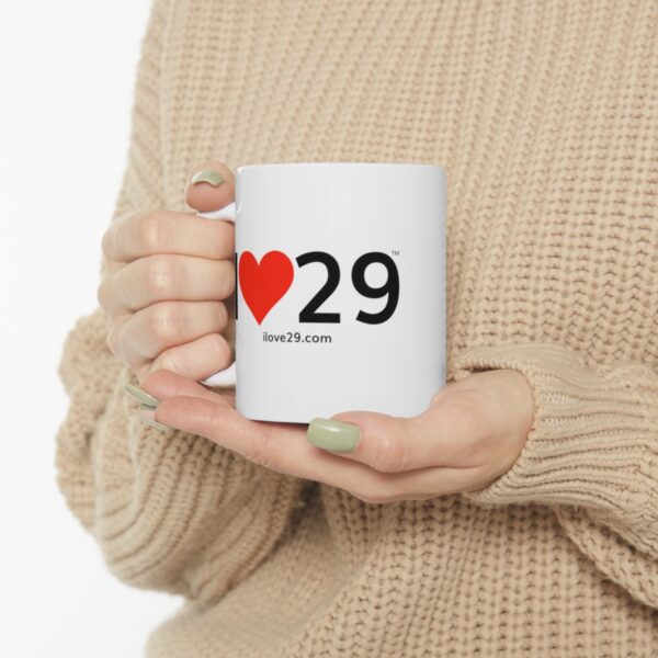 I Love Twentynine Palms with Heart Ceramic Mug, (11oz, 15oz) - Image 16