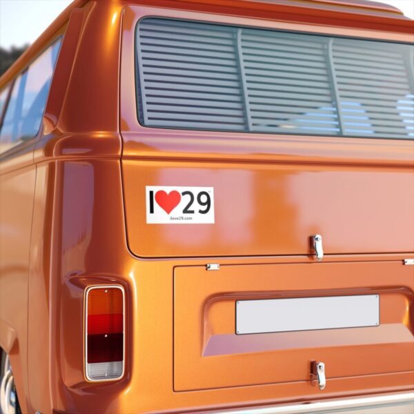 I Love Twentynine Palms with Heart Bumper Sticker