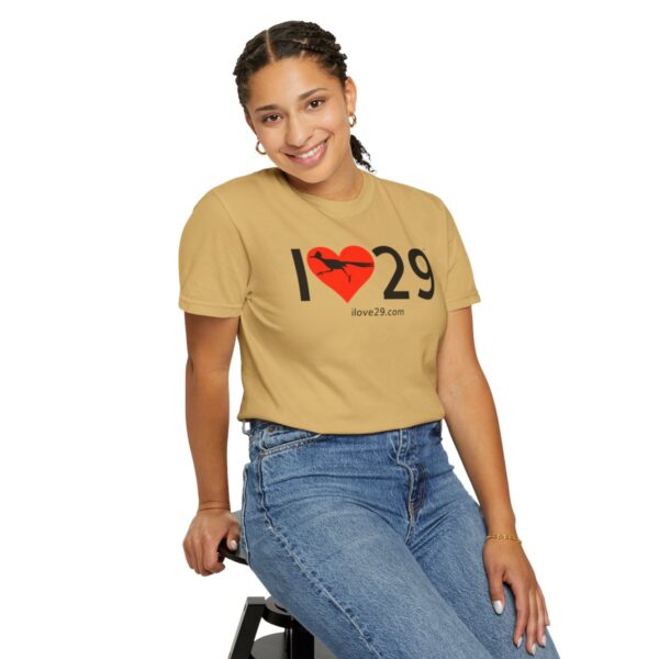 I Love Twentynine Palms with Roadrunner T-Shirt - Image 9